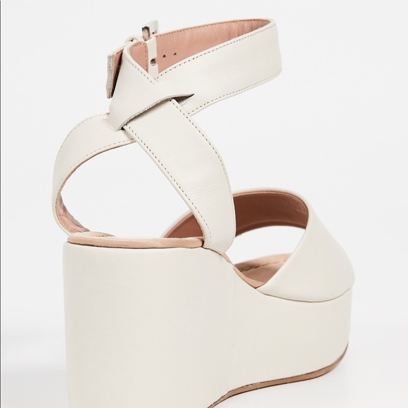 Rachel Comey Juno Wedge Sandal, Size 9.5, Cream/Bone - Picture 3 of 15